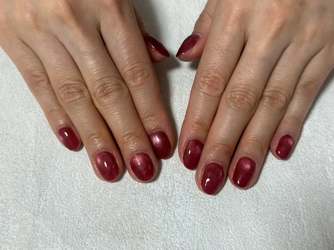 ネイル オーロラネイル 桜ネイル フラワーネイル フットネイル フレンチネイル ハンドネイル mogunail &blowのネイルデザイン