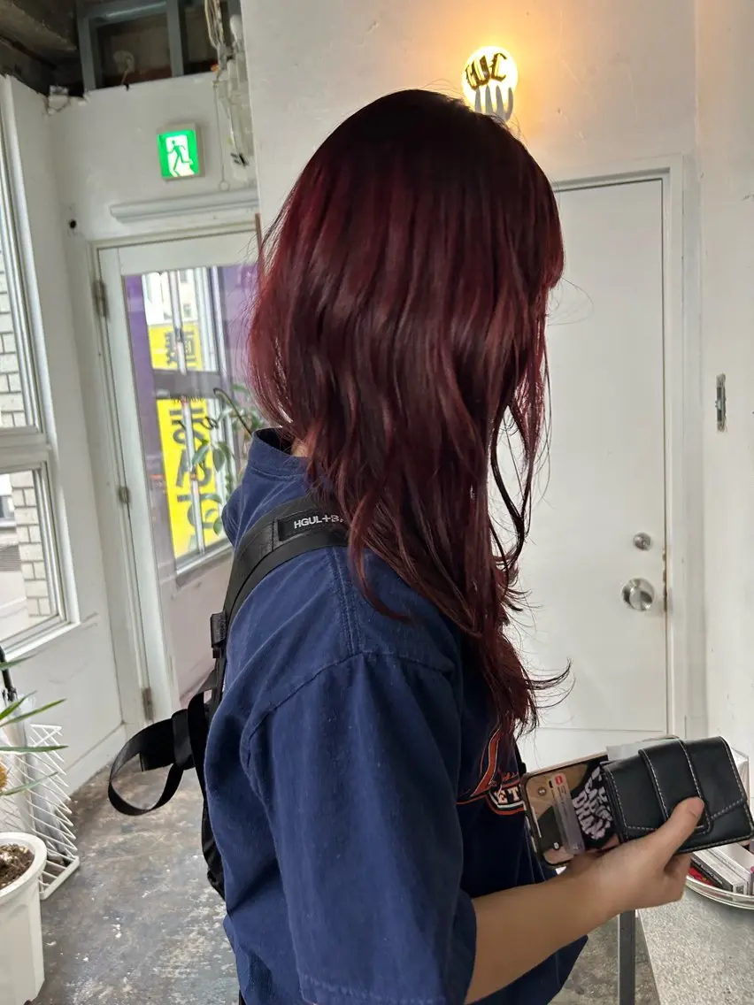 《6月限定》似合わせカット+ブリーチなしのダブルカラーの写真