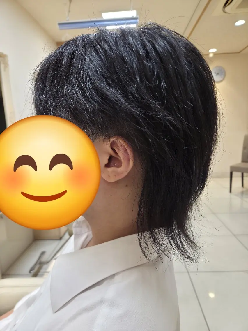 ショート メンズ メンズウルフカット ウルフカット カット メンズパーマ/矯正 /カット/樋口捷🔥のヘアスタイル