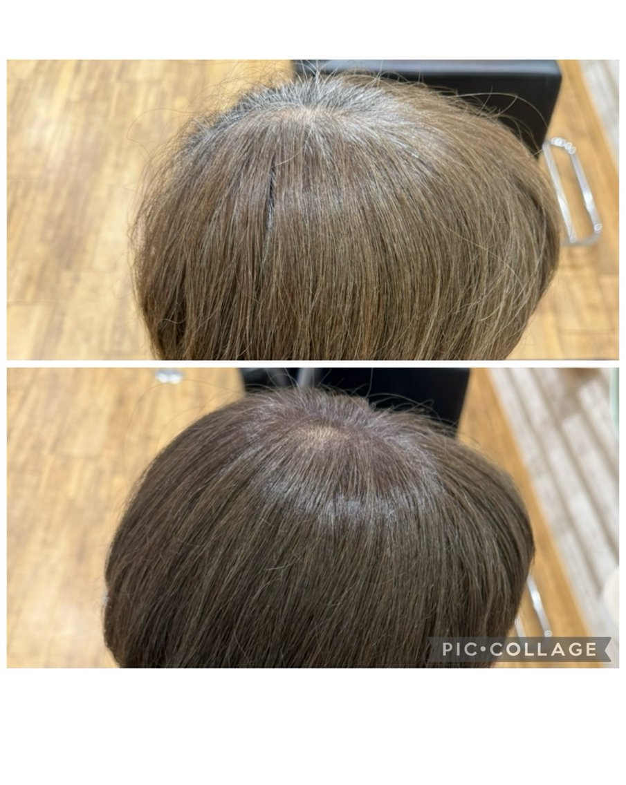 ショート カラー カット ヘアカラー トリートメント 阿部 亜貴子のヘアスタイル