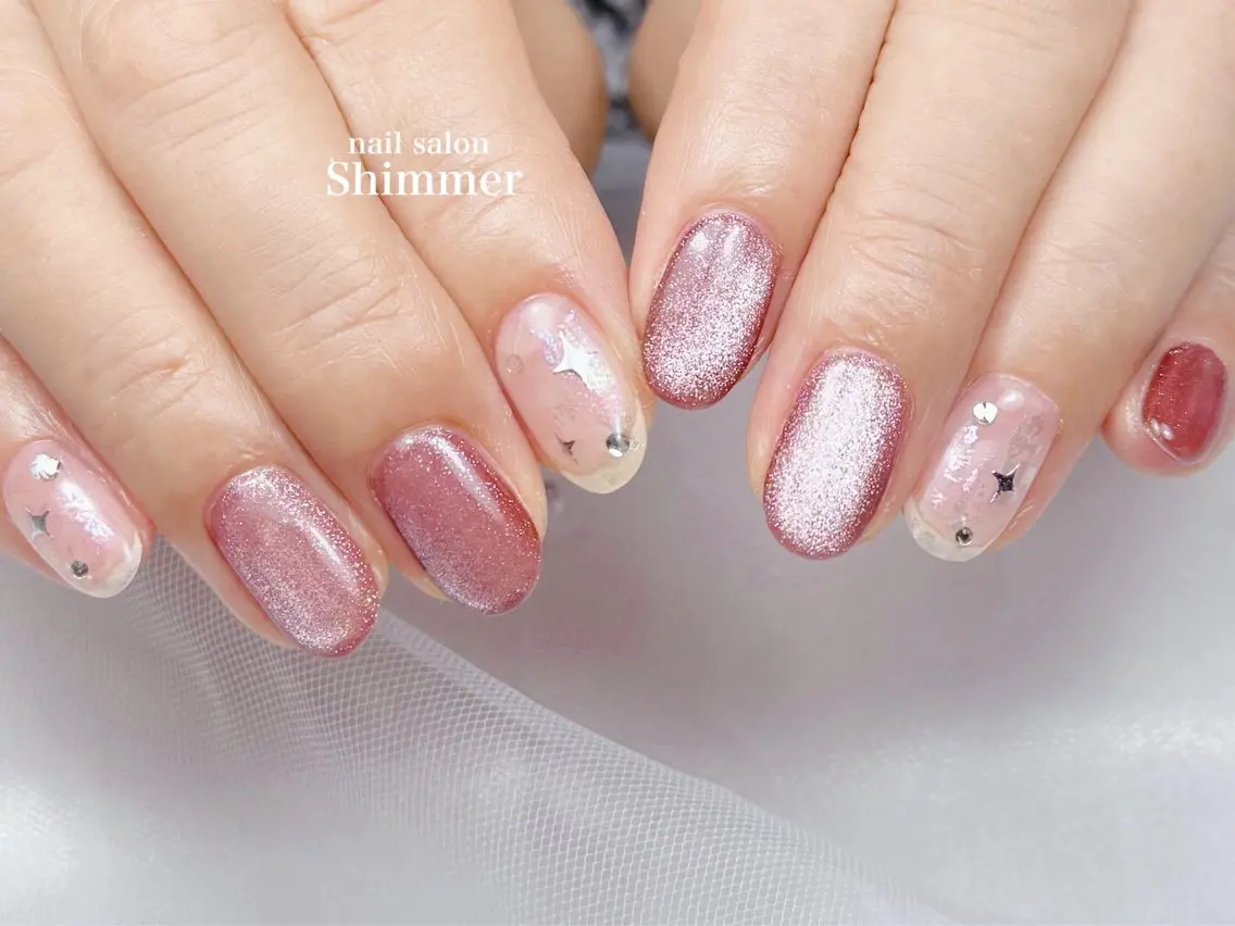 ネイル Shimmer Risaのネイルデザイン