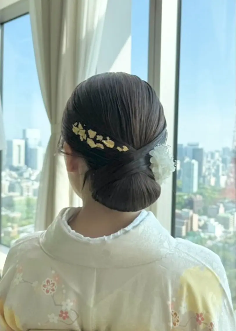 ヘアアレンジ 着付け one  chair natsumiのヘアスタイル