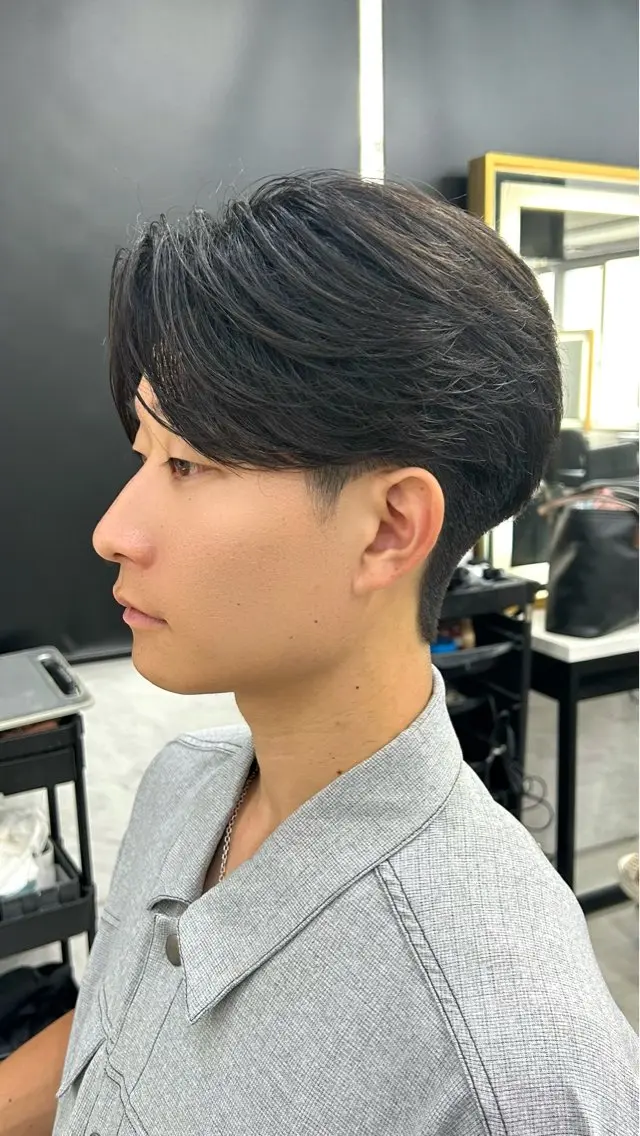 ショート パーマ メンズ カット ヘアセット メンズスタイリスト 前田雄輝のヘアスタイル