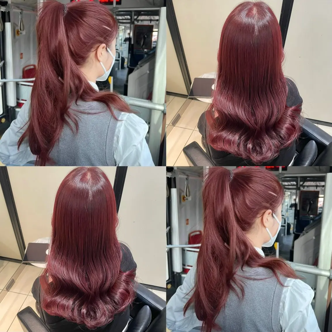 ロング カラー カット ヘアカラー トリートメント ブリーチなしカラー kana🐱のヘアスタイル