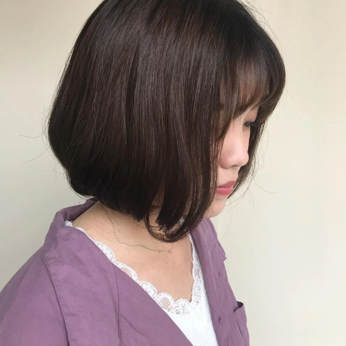 ショート ボブ 【体験】韓国 メイク&ヘア天神のヘアスタイル