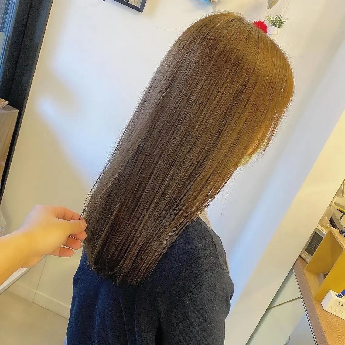 セミロング 髪質改善 髪質改善特化 安東駿介のヘアスタイル