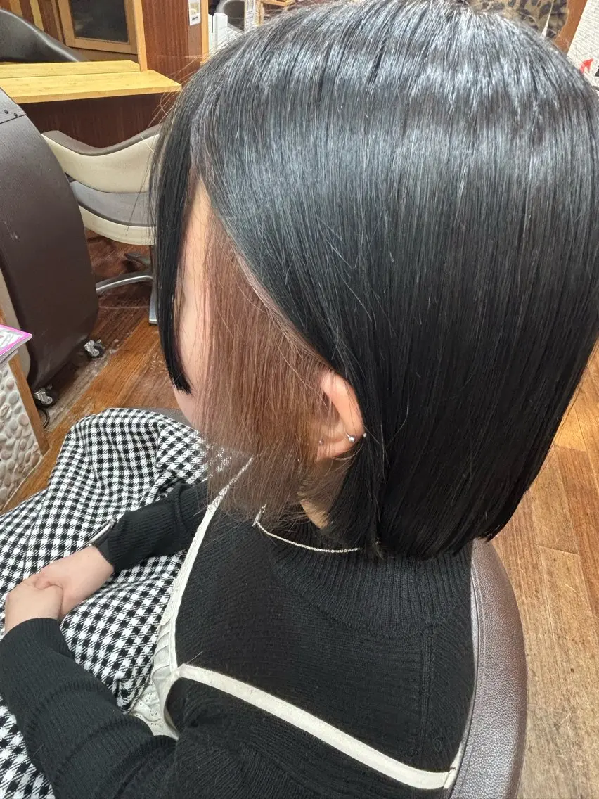 ショート カット ヘアカラー よしかわ あいか/京都美容室のヘアスタイル