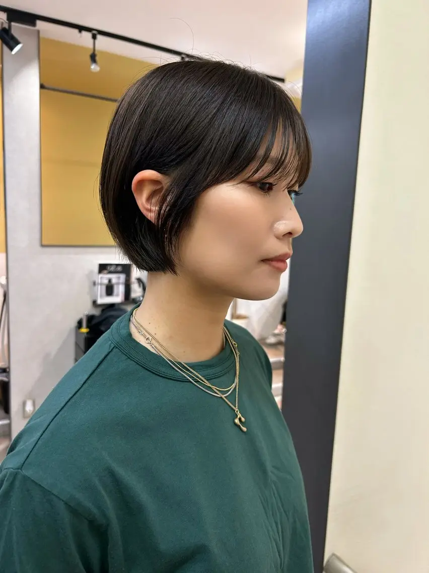 ショート カラー ショートヘア カット トリートメント hubhair レイヤー/透明感のヘアスタイル