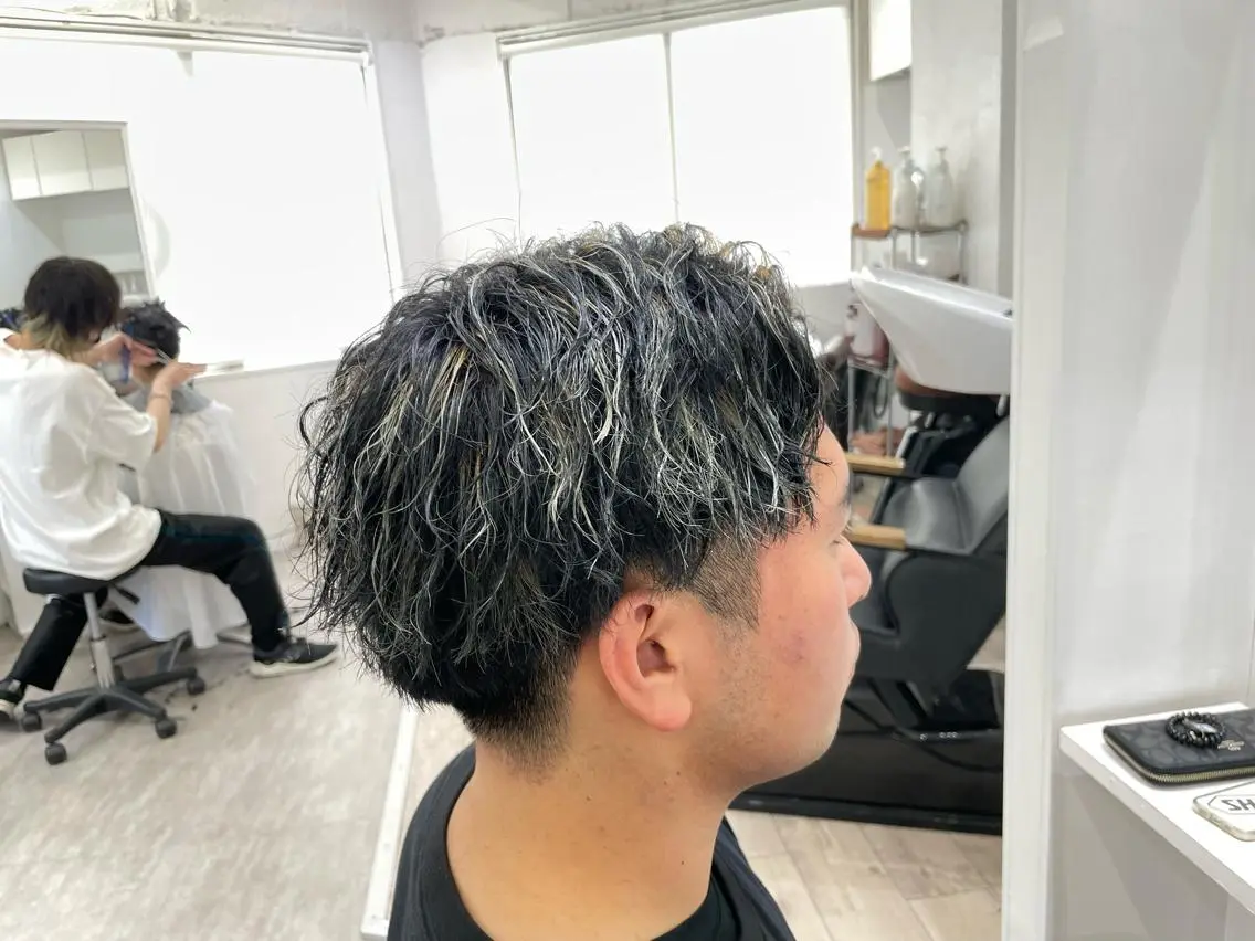 カラー メンズ 町田No.1パーマ 特化✂︎小杉澪生のヘアスタイル