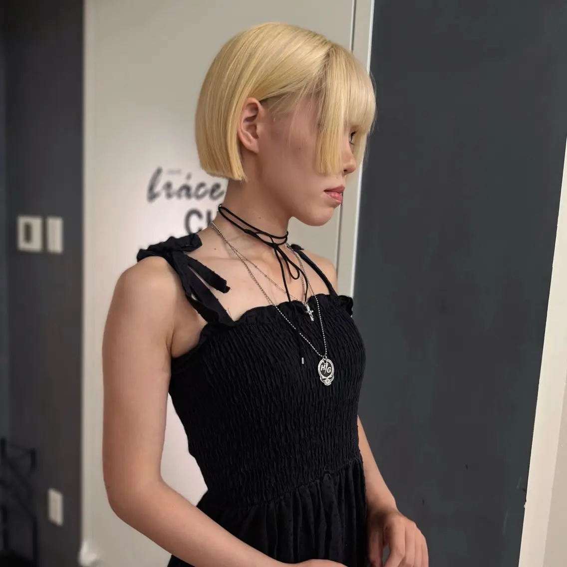 ショート カラー ブリーチ 抜きっぱなしブロンド ブロンド ボブ カット ヘアカラー トリートメント 韓国・透明感カラー /堀江/みずき🐩のヘアスタイル
