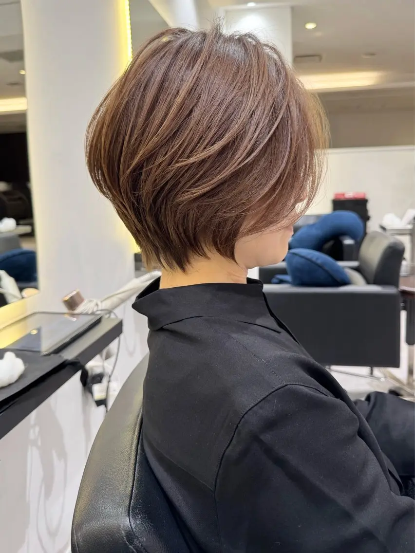 ショート お悩み解決ひし形 ショート✂️ イガワのヘアスタイル