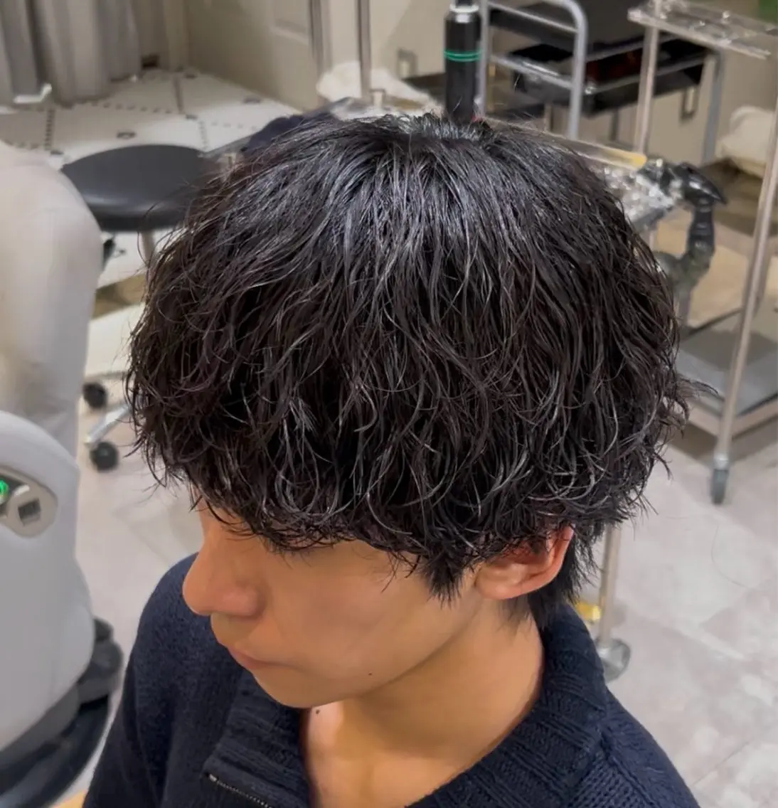 カット✂️+ツイストスパイラルパーマ🌀の写真