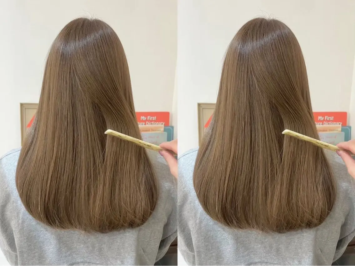 ロング カラー ヘアカラー トリートメント 寳門 秀真のヘアスタイル