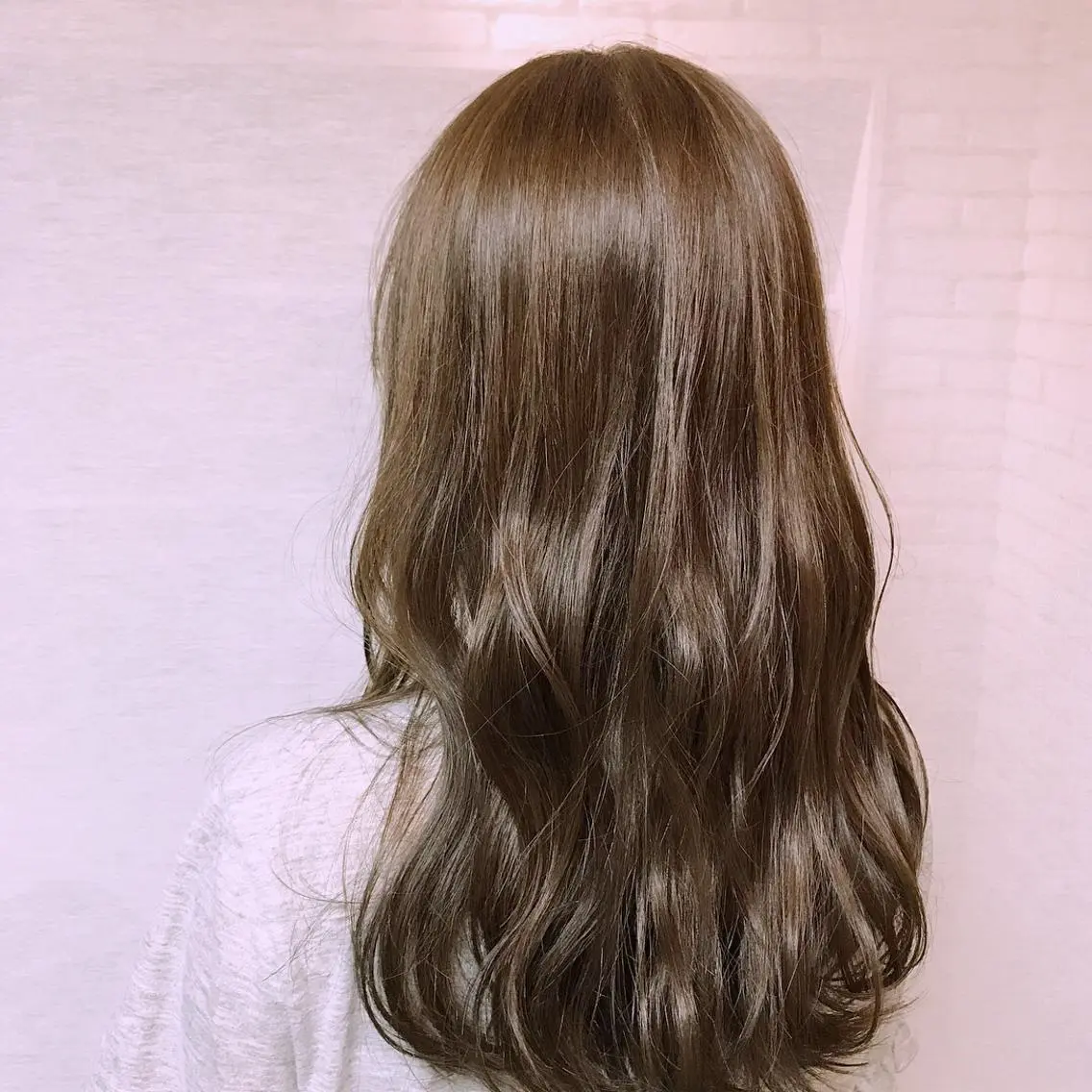 ロング カラー アッシュ ベージュカラー トリートメント Satsuki ✂︎♡のヘアスタイル