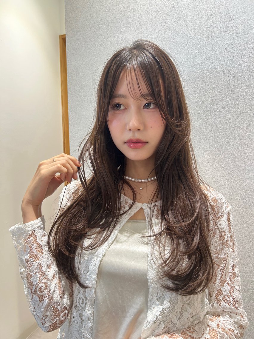 ロング カット ヘアカラー トリートメント ナチュラル🕰️流山 /Ruko🌱のヘアスタイル
