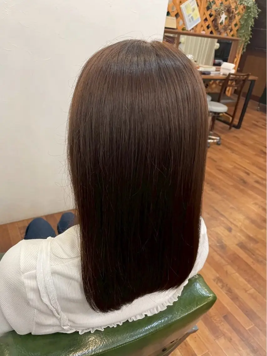 カラー ブラウンカラー イエローカラー 永井 幸枝のヘアスタイル