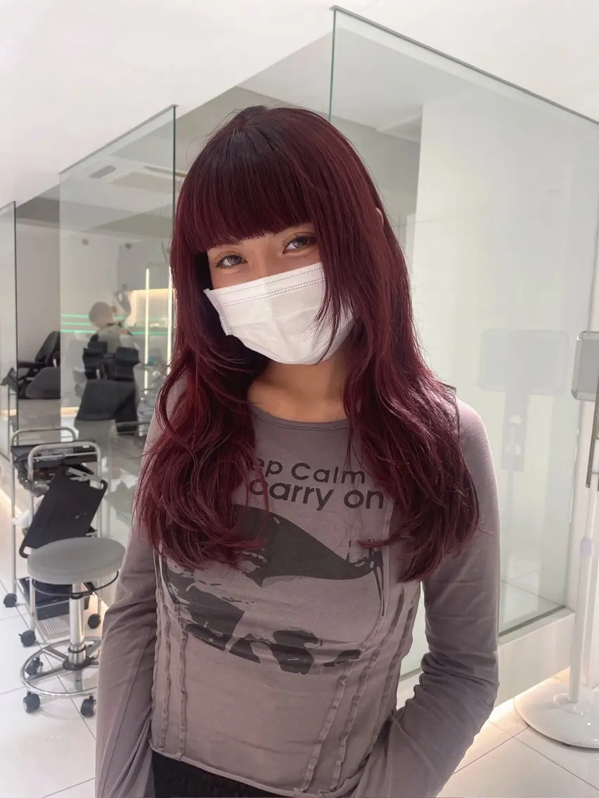 ロング カラー ユイナ ★暖色/レイヤー★のヘアスタイル