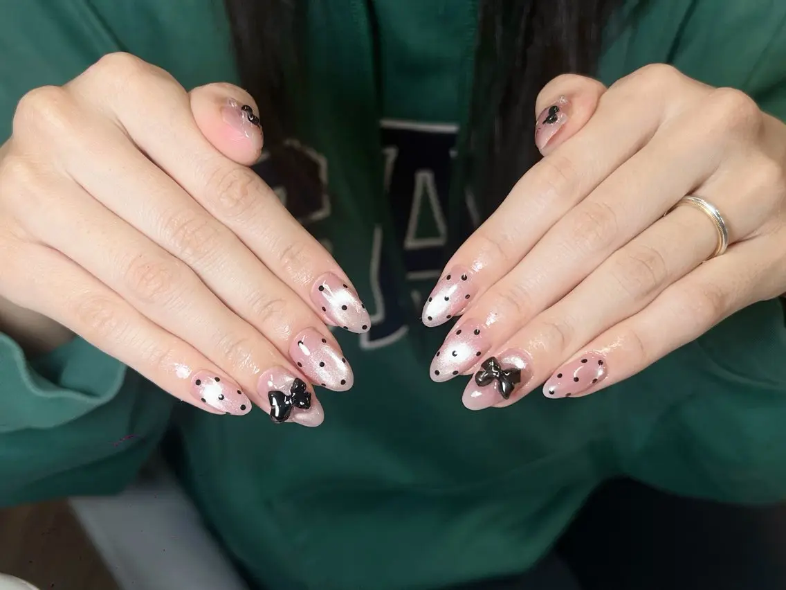 ネイル 成人式 フラッシュネイル フレンチネイル ジェルネイル グラデーション ハンドネイル 😍Yumi❤️ 💅Nail💅のネイルデザイン
