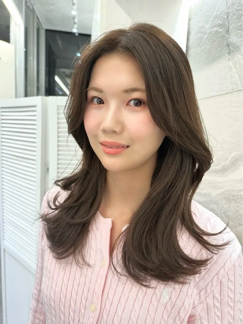 セミロング 高田 郁弥のヘアスタイル