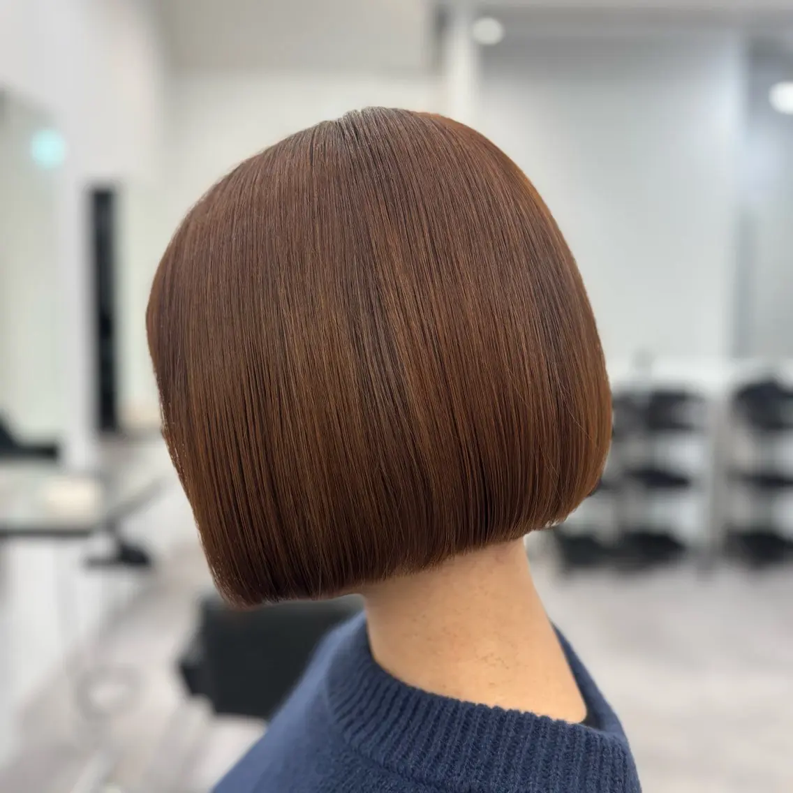 ショート カット 縮毛矯正 梅田髪質改善 韓国カット/星野綾哉のヘアスタイル