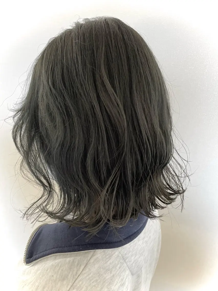 ミディアム カラー グレージュ オリーブグレージュ オリーブグレー カット ヘアカラー トリートメント studio the soel /TAKAのヘアスタイル