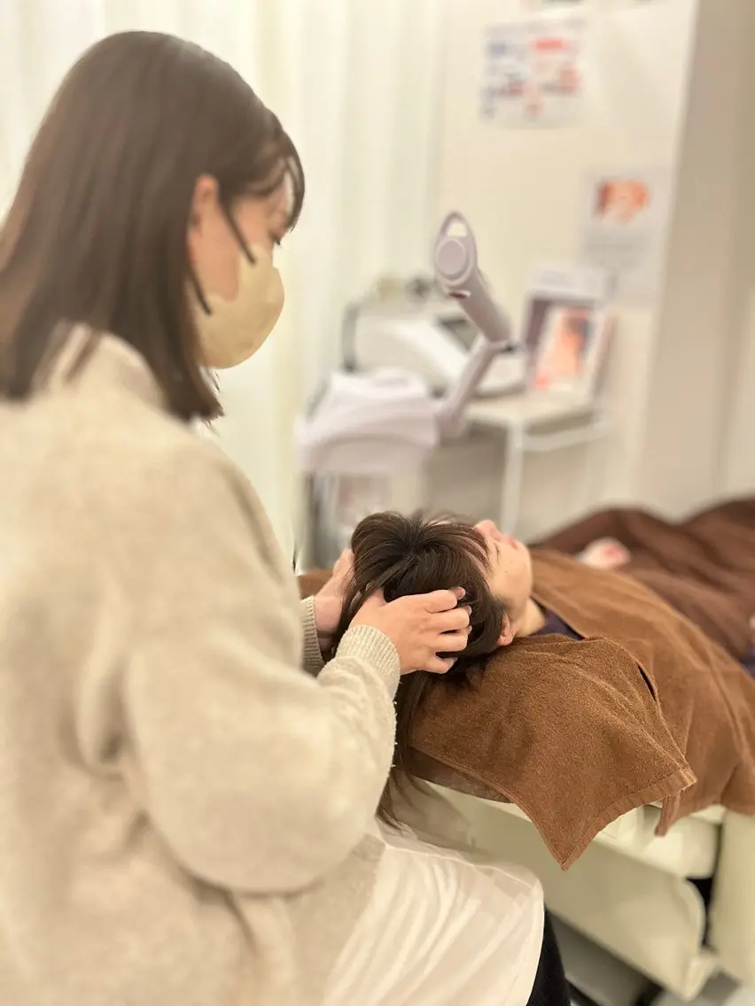 【初回】ドライヘッドスパ＋フェイシャルリンパマッサージの写真