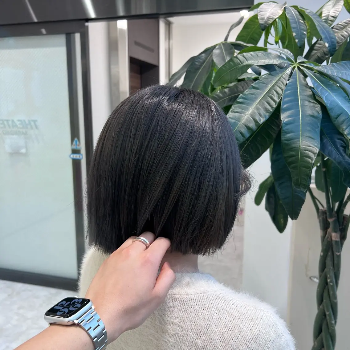 ミディアム カット ヘアカラー トリートメント 🫧レイヤーカット ・ハッシュ🫧龍星のヘアスタイル