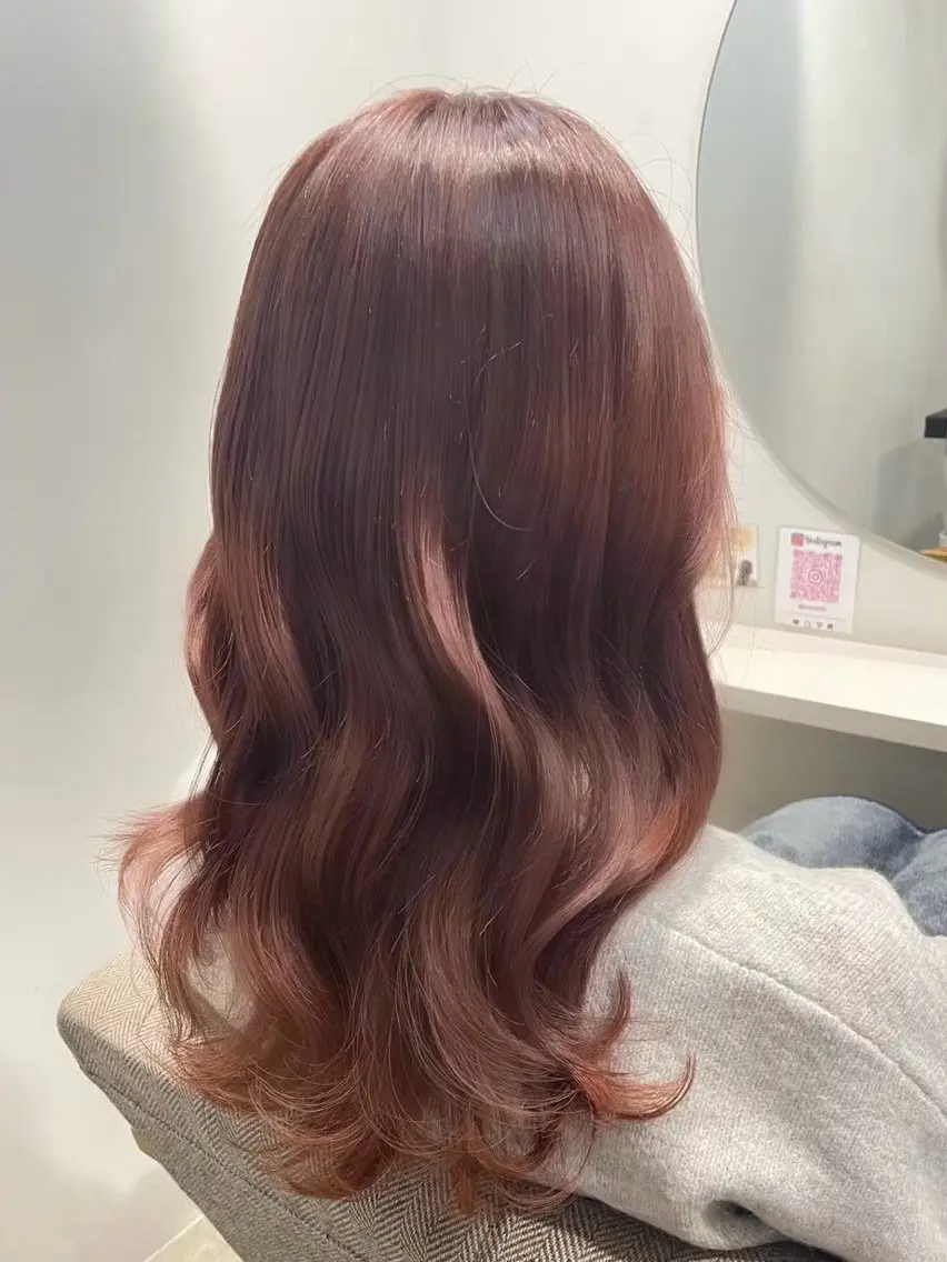 セミロング カラー 絶対かわいい保証💖 ひいなのヘアスタイル
