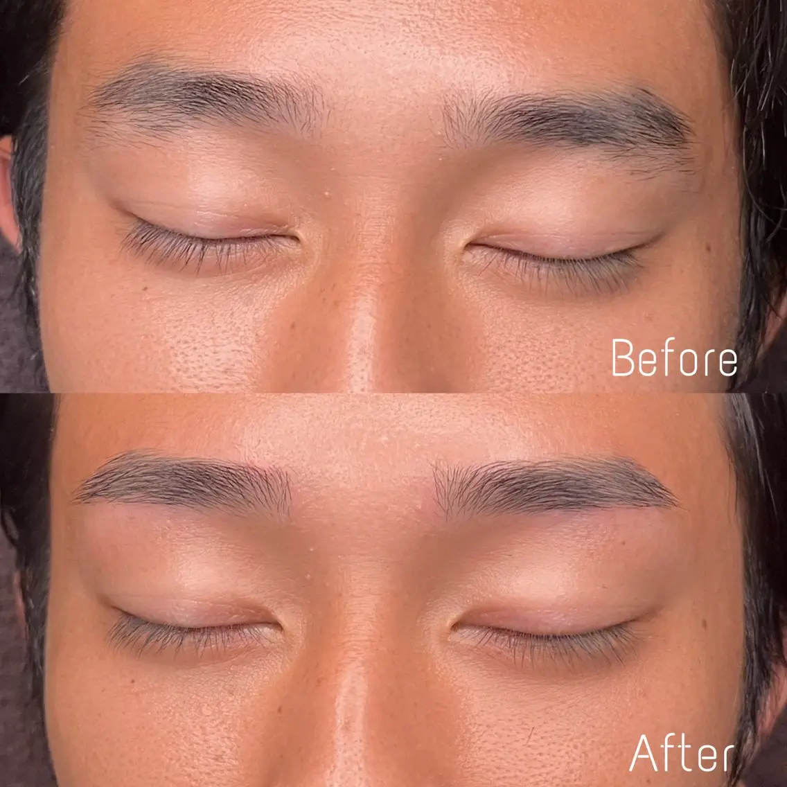 眉毛WAX脱毛の写真