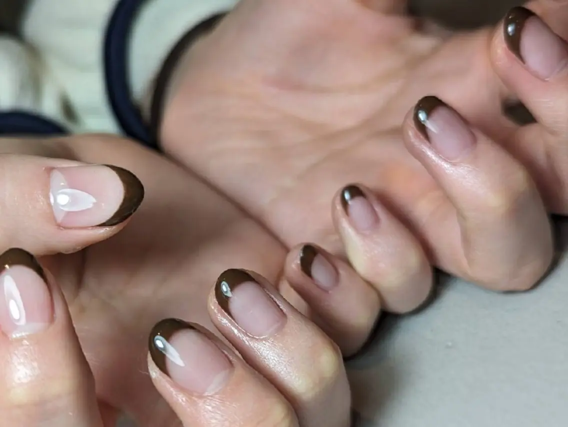 ネイル フレンチネイル Nailsalon BEeR。のネイルデザイン