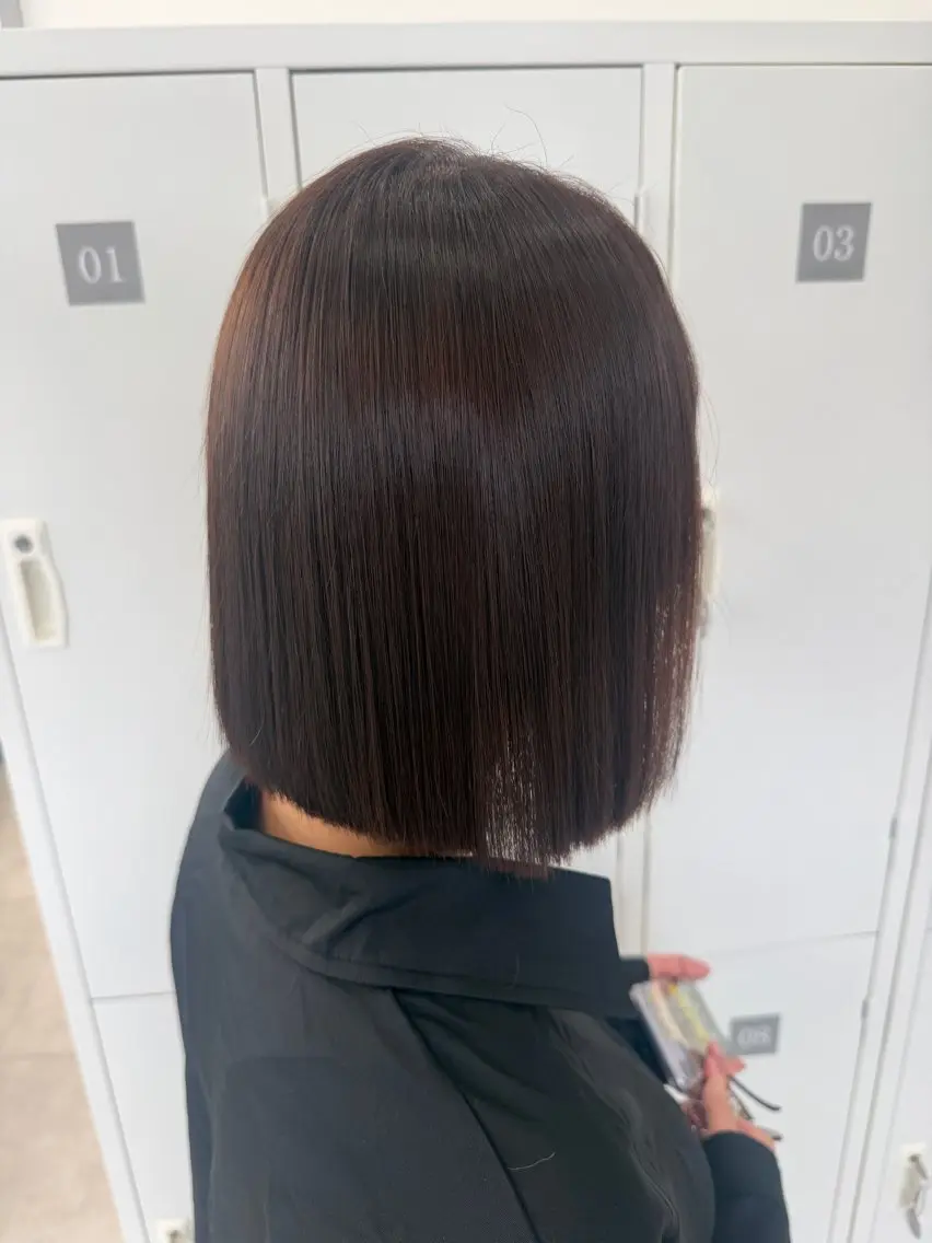 カット 縮毛矯正 結城 虹心のヘアスタイル