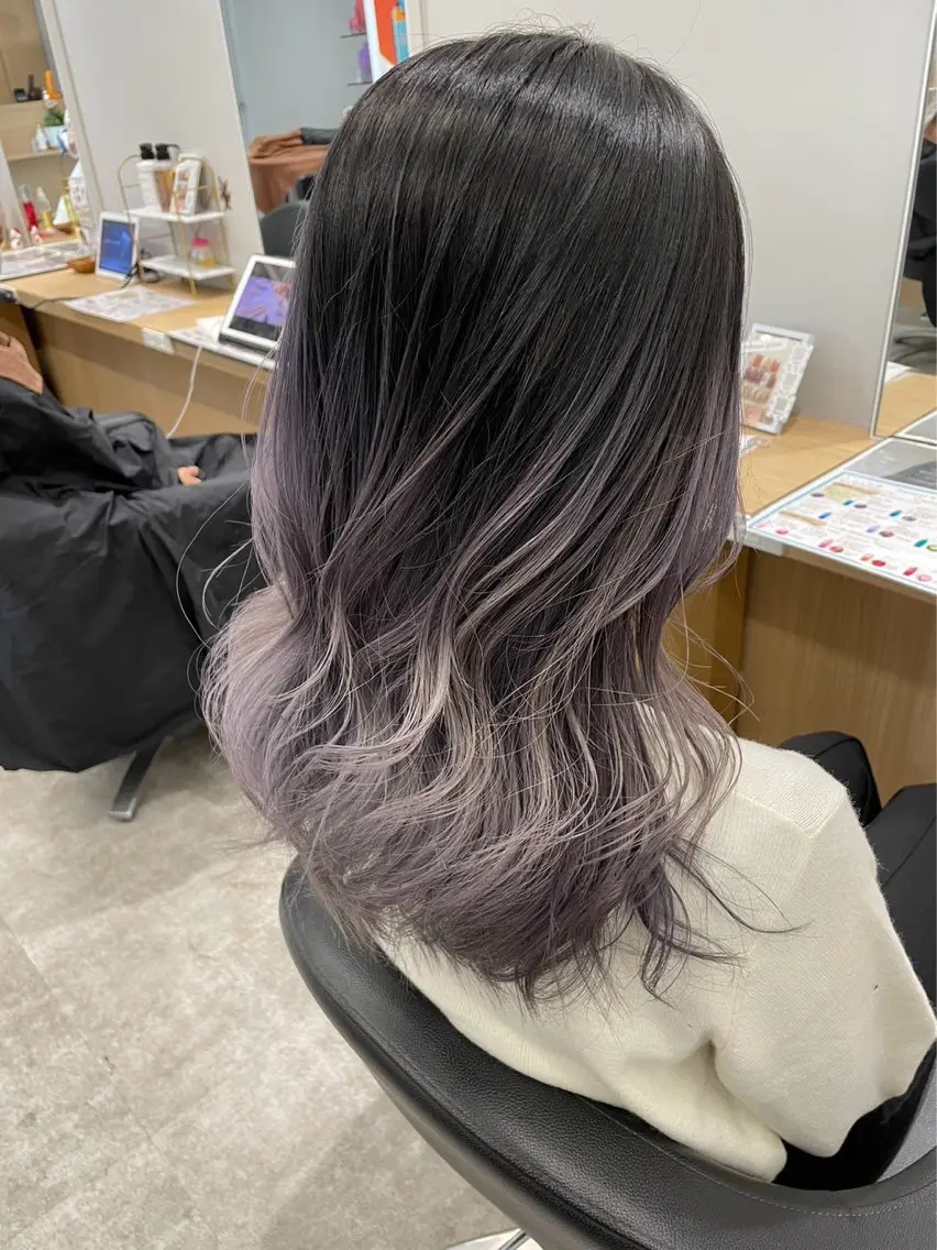 ミディアム レイヤーカット カット ヘアカラー 巻ける髪質改善🫧ハ イライト/永田汰伊智のヘアスタイル