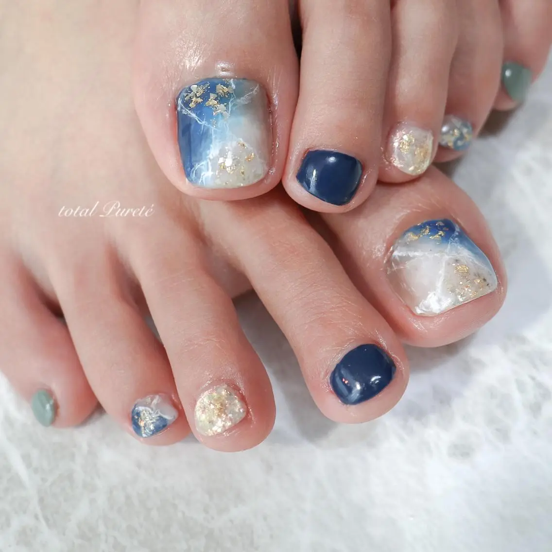 ネイル フットネイル nailsalon Puretéのネイルデザイン