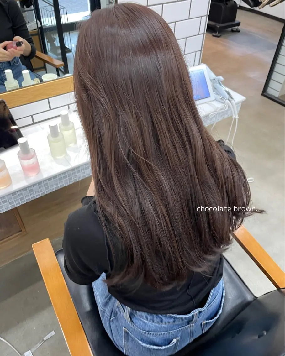ロング くすみベージュカラー 🪻HARUKAのヘアスタイル