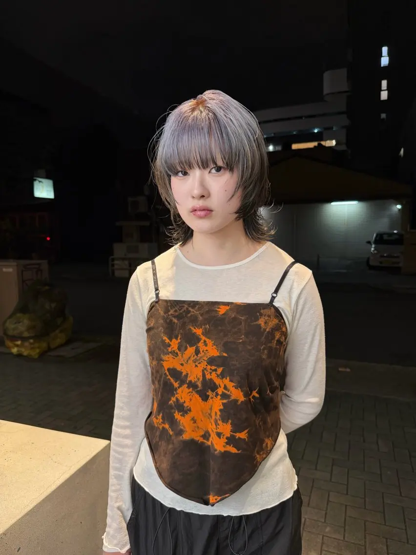 セミロング カラー 袴田 翔太のヘアスタイル