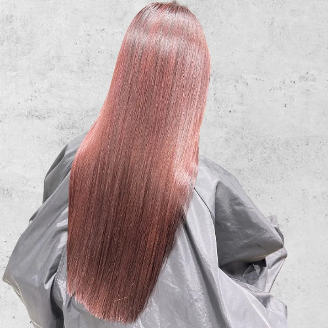 ロング カラー ブラウンカラー レッドカラー レッドブラウン ヘアカラー トリートメント 青木 春実のヘアスタイル
