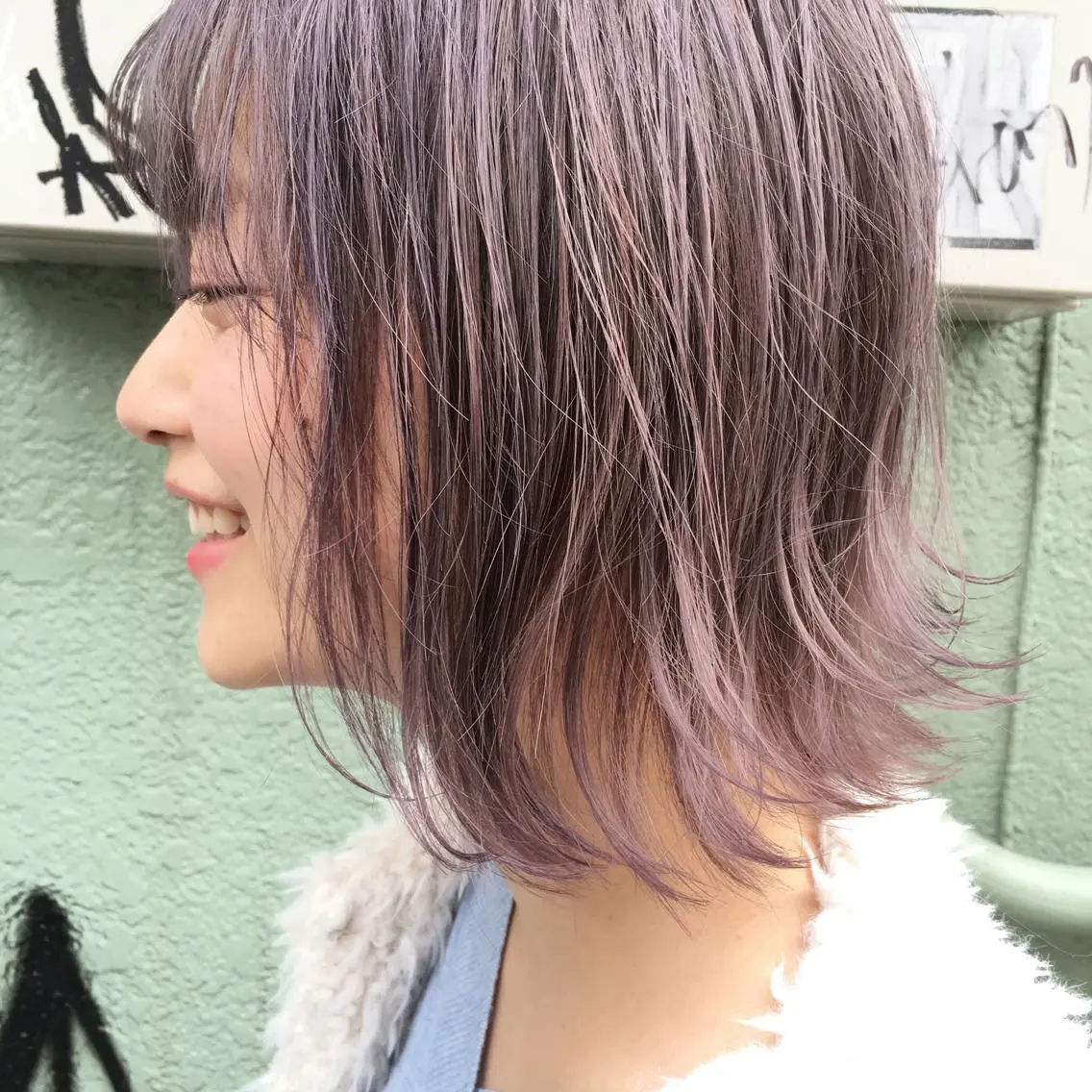 ミディアム カラー ラベンダーカラー SUZUKI KEISUKEのヘアスタイル