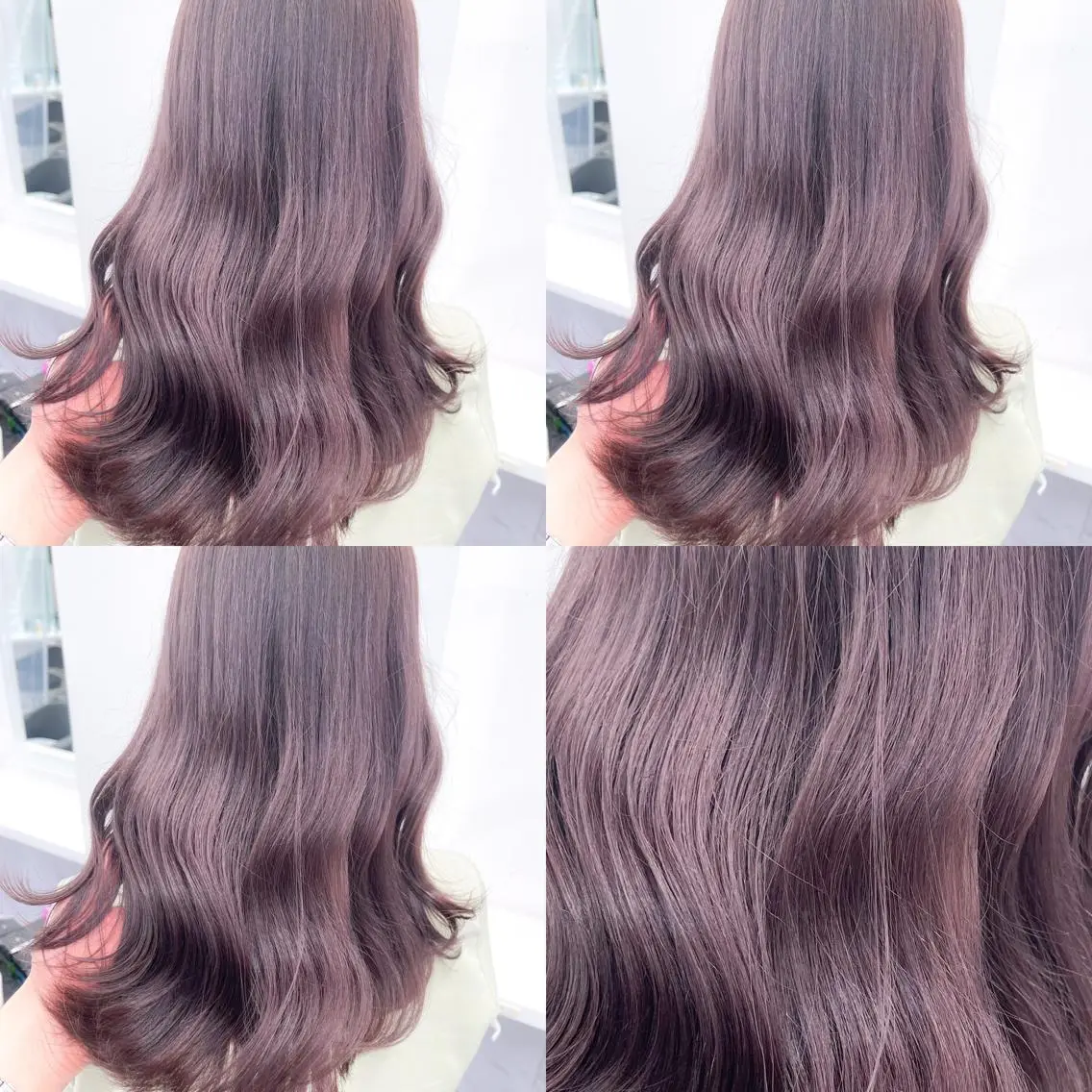 ロング カラー カット ヘアカラー ハイトーン×レイヤー カットTAKUMIのヘアスタイル