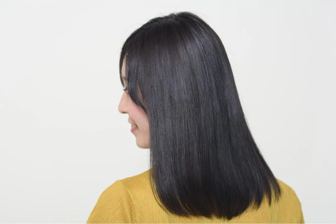 セミロング カラー アディクシーカラー 🥛洒落髪小顔cut なら龍崎🥛のヘアスタイル
