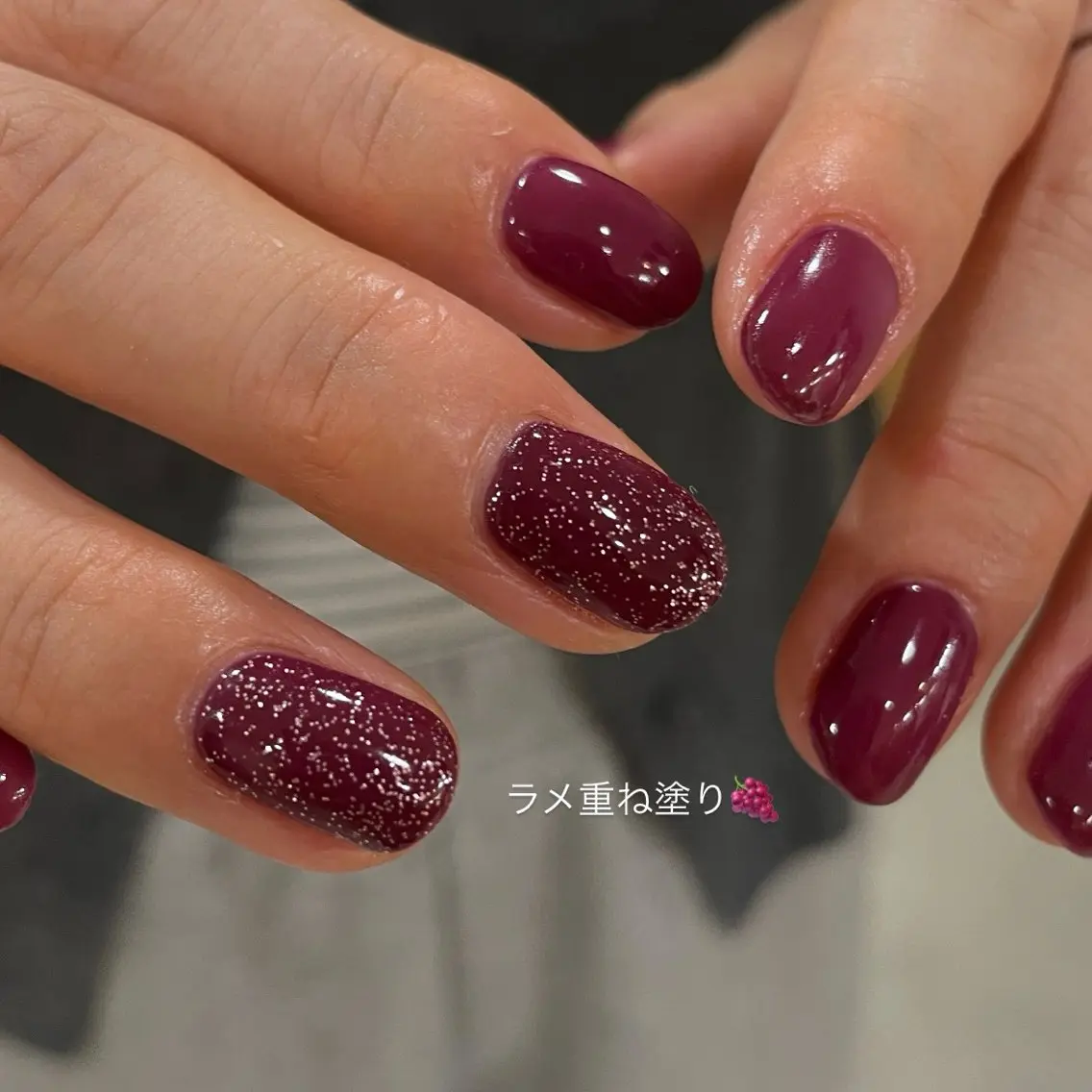 ネイル ラメ(グリッター) ハンドネイル you (ユウ)のネイルデザイン