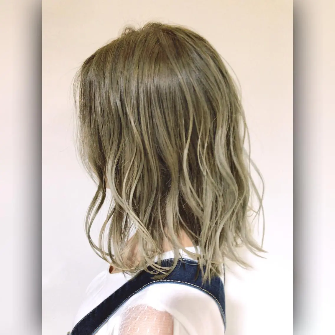 ミディアム カラー アッシュ ダブルカラー ミント 【メンズカット】 澤下瑛一のヘアスタイル