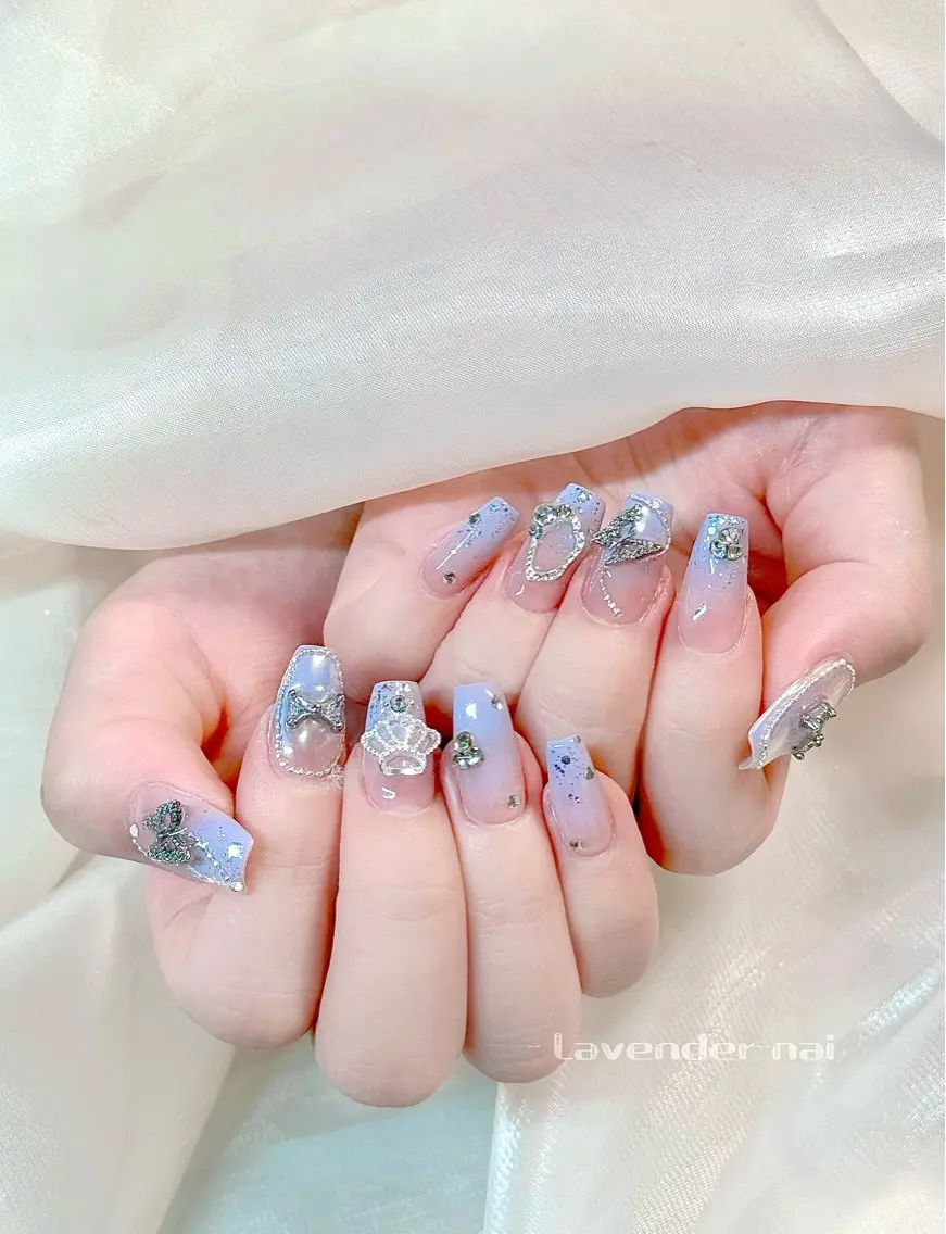 ネイル ハンドネイル Lavender nail·中島公園のネイルデザイン