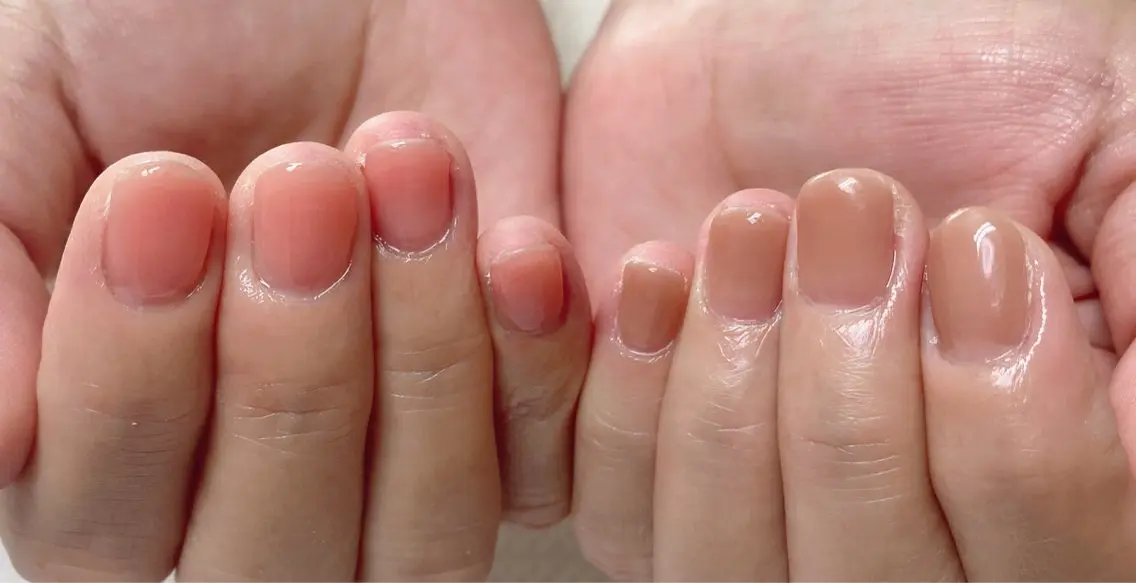 ネイル ニュアンスネイル🌈 MYU Nailsのネイルデザイン