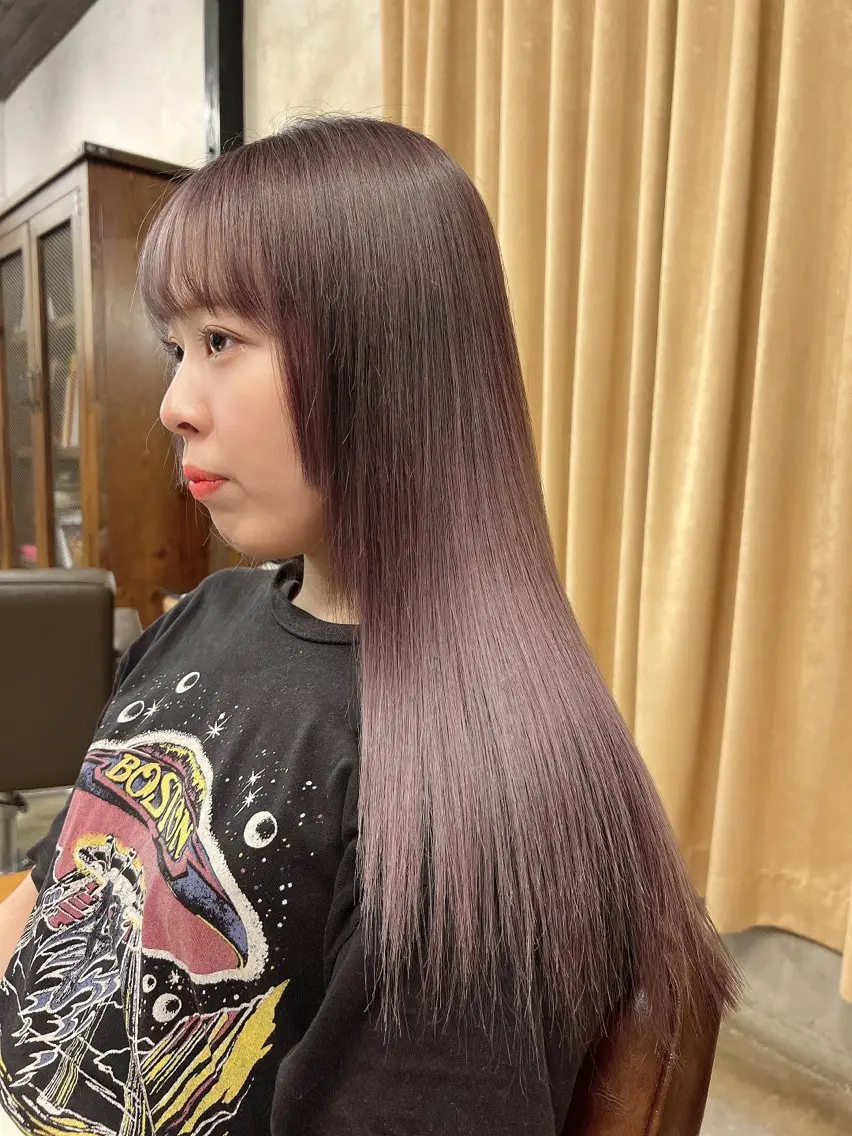 ロング カラー 🩵小野 えりか🩷のヘアスタイル