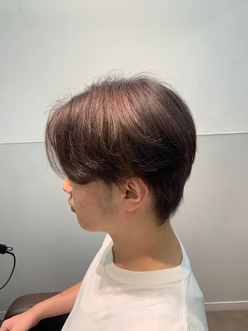 メンズ限定!ダブルカラー(ブリーチ+カラー)の写真