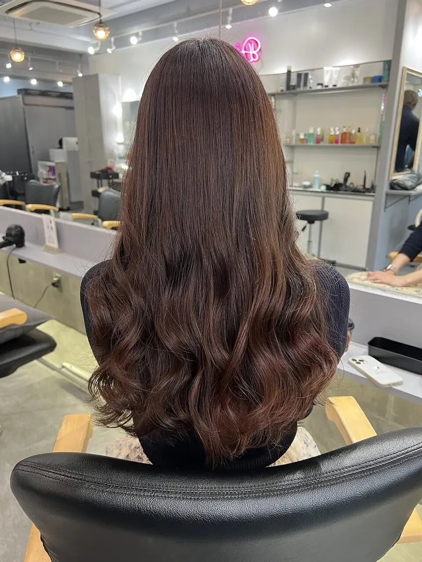 ロング カラー ハイトーン/ブリーチ 💙みずき💙のヘアスタイル