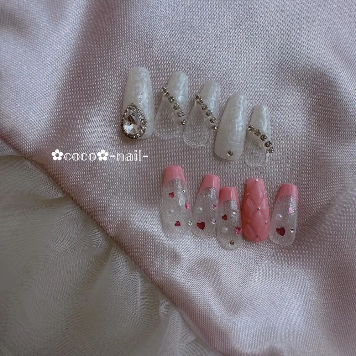 ネイル lili.nail y2k/長さ出しのネイルデザイン