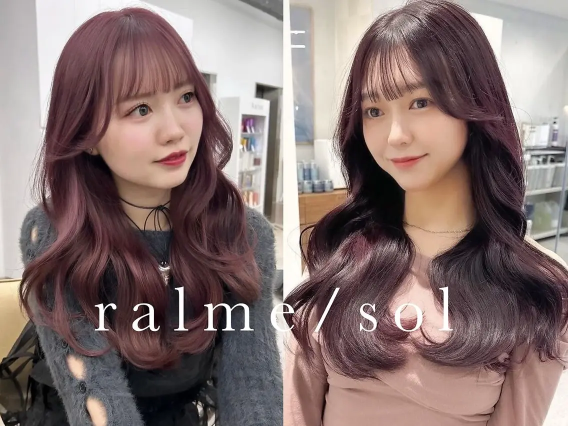 セミロング カラー ralme/sol 髪質改善のヘアスタイル