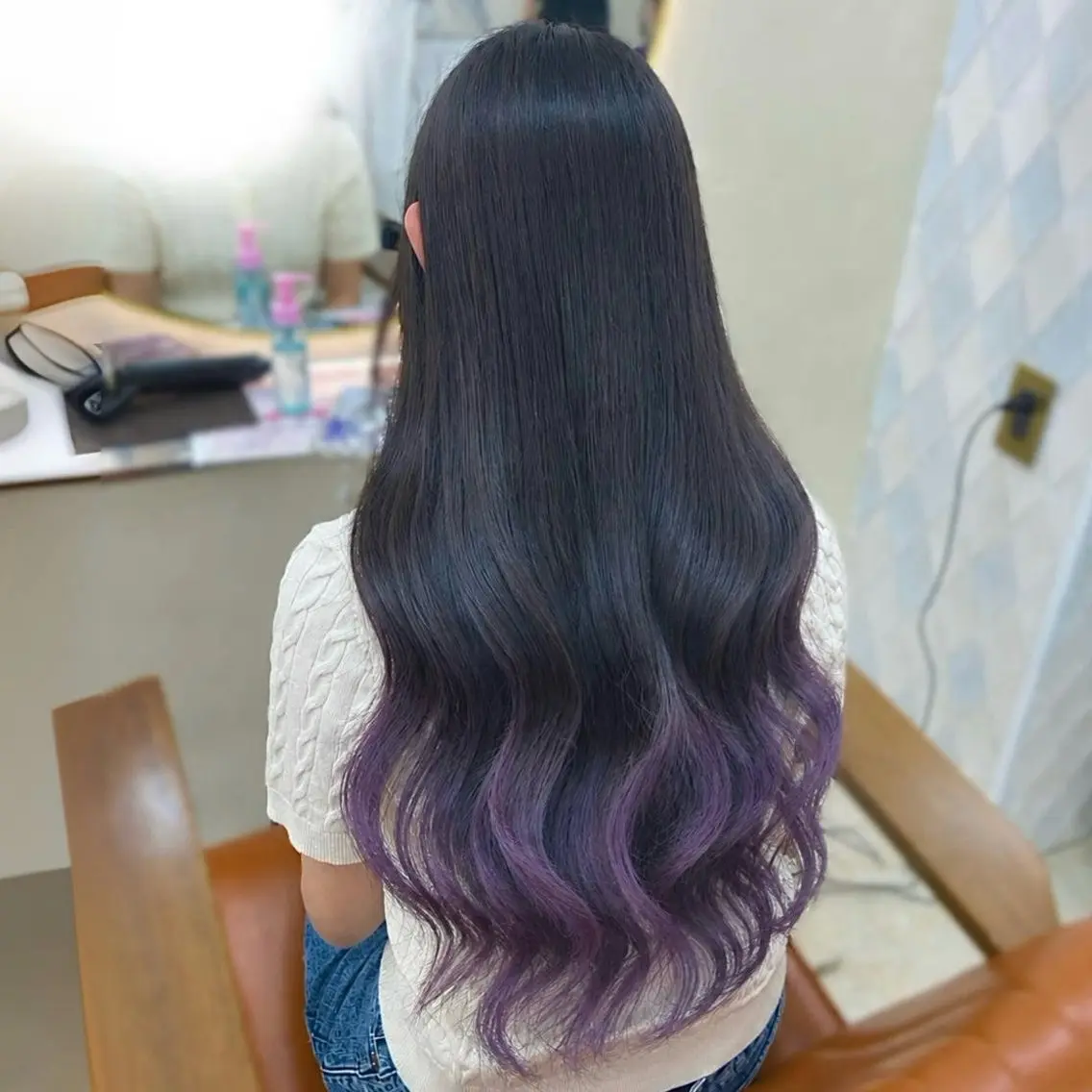 💗さりげなくかわいい💗【グラデーションカラー➕トリートメント】の写真