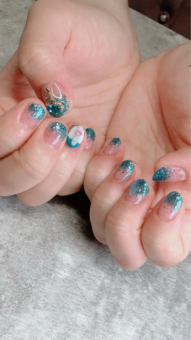 ネイル ハンドネイル ハンドケア shino🌟 痛ネイルのネイルデザイン